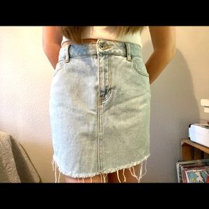 Light Denim Skirt